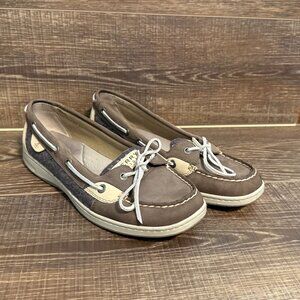 Sperry Top-Sider Taupe Sequin Slip-On Loafer – Size 10